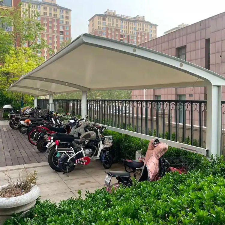 芒市膜结构电动车棚